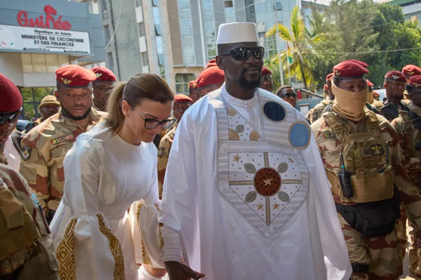 Doumbouya re-elected Guinean president with landslide victory